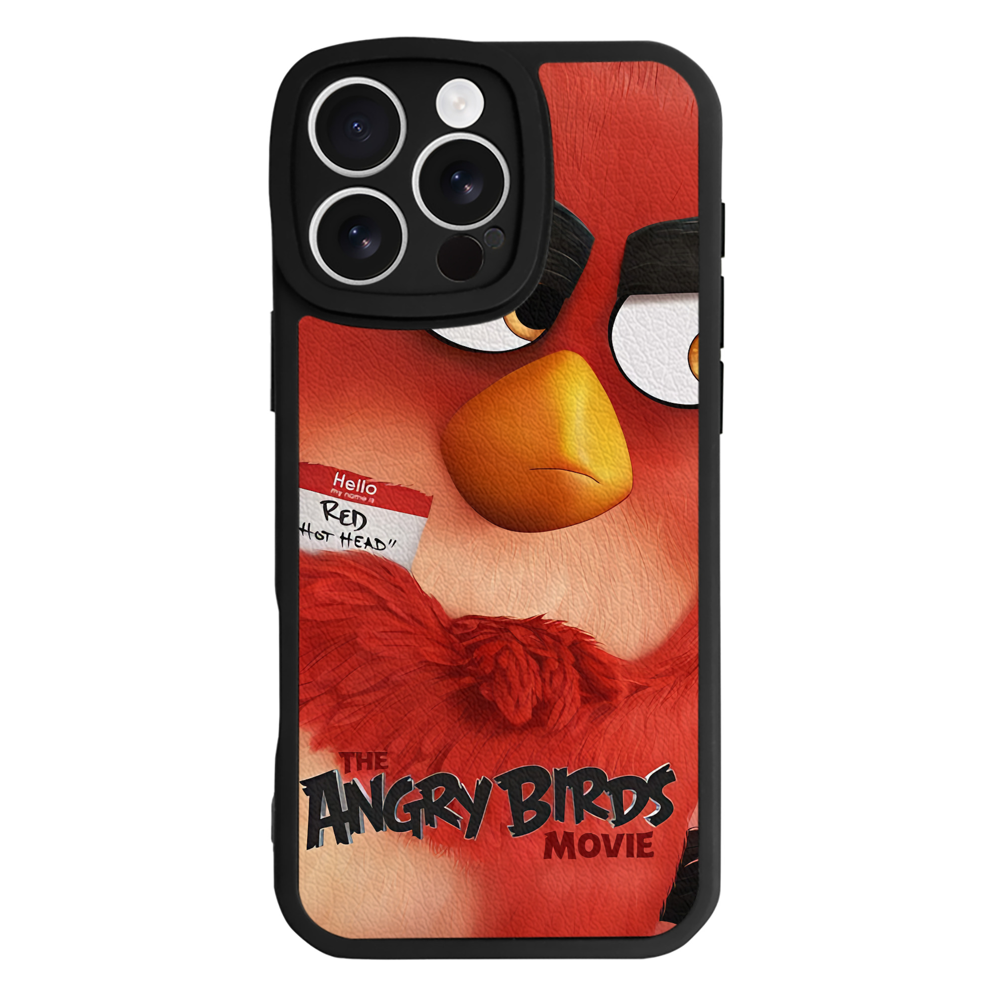 （画像用） Angry Birds アングリーバード 【iPhone 16シリーズ対応】シリコンスマホケース（レザー調） 材質：シリコン